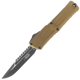 Nóż automatyczny OTF Microtech Combat Troodon Gen III Interceptor Signature OD Green Aluminium, Black M390MK by Tony Marfione (1217-1ODS)