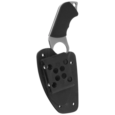 Spyderco Swick 6 Small Black G10, Satin LC200N by Sal Glesser (FB14P6)