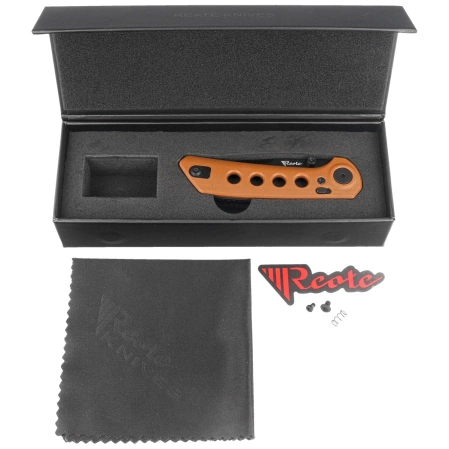 Reate PL-XT Tan G10, Black PVD Nitro-V Knife