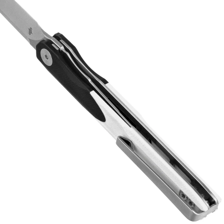 Bestechman Lanza Black/White G10, Satin/Stonewashed 14C28N by Grzegorz Grabarski (BMK14A)