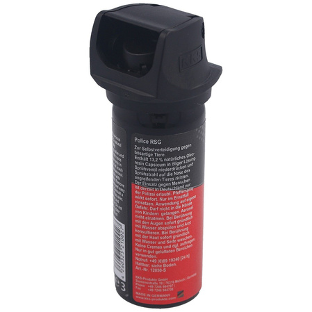 KKS VESK RSG Police 2mln SHU Pepper Spray, Stream 50ml (12050-S)