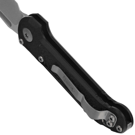 Nóż automatyczny Microtech LUDT Gen III T/E Black Aluminium, Stonewashed M390MK by Tony Marfione (1136-10)