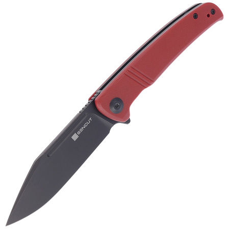 Nóż składany Sencut Brazoria Burgundy G10, Black Stonewashed D2 (SA12C)