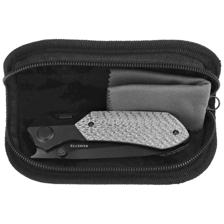 Remette RT-Meteor Black DLC Titanium/Gray Carbon Fiber, Black DLC M390 (RTPT-BD)