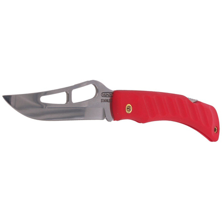 Nóż składany Mikov Crocodile Clip Point Red ABS, Mirror (243-NH-1/A RED)