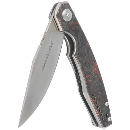 Nóż składany Viper Belone Titanium/Dark Matter Red Fat Carbon, Satin M390 by Jesper Voxnæs (V5970TIFCR)