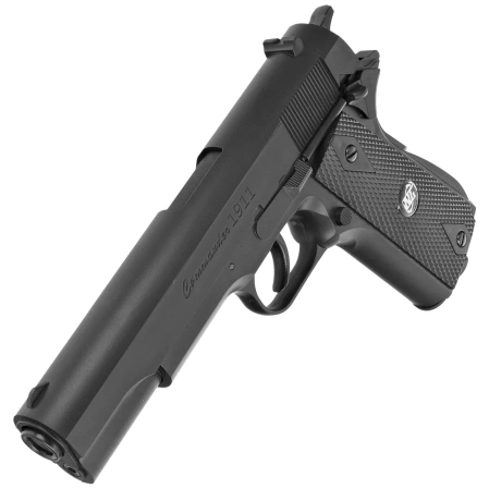 WinGun Colt 1911 Commander Black 4.5 mm Air Gun, CO2