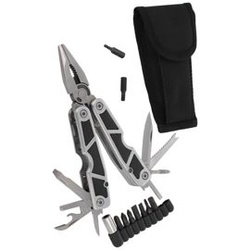 MultiTool Herbertz Rubber / Aluminium, Satin, 9 bitów (108100)