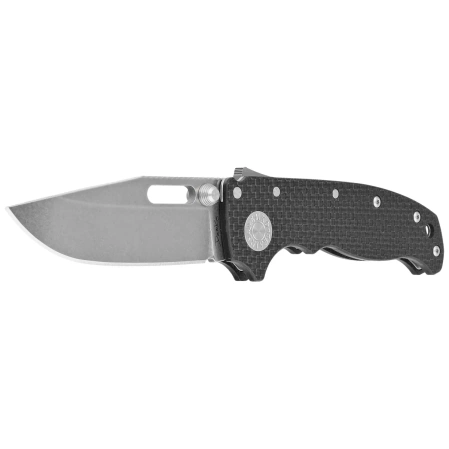 Demko AD20.5 Clip Point Knife Carbon Fiber, Stonewashed CPM 20CV by Andrew Demko (205-20CV-CARBON-CP)