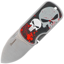 Martinez Albainox Knife Skull 3D Aluminum, Satin 3Cr13Mov (18730)