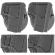 Fobus GL PRO Level 2 Passive/Active Holster for Glock 17, 19, 19X, 26, 45, 48