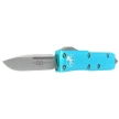 Microtech UTX-85 S/E OTF Knife Turquoise Aluminum, Satin M390 (231-4TQ)