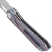 Remette RT-Peregrine Falcon Knife Thunder Lightning Titanium, Hand Grinding Pearlescent M390 (RTT1-T)