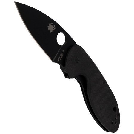 Spyderco Efficient Knife Black G10, Black 8Cr13Mo (C216GPBBK)