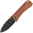 Nóż składany WE Knife Banter Cuibourtia Wood, Black Stonewashed CPM-S35VN by Ben Petersen (2004K)