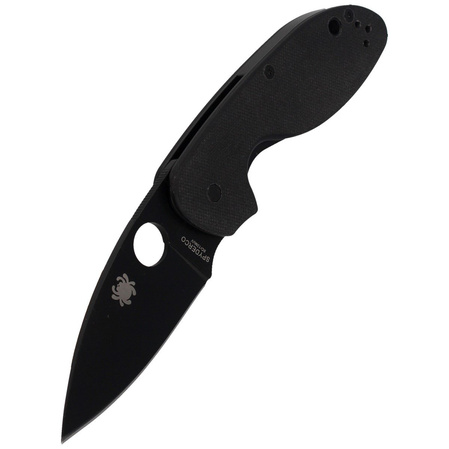 Spyderco Efficient Knife Black G10, Black 8Cr13Mo (C216GPBBK)