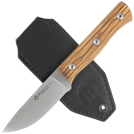 Nóż Maserin 915 Path Olive Wood, Stonewashed M390 by Igor Bortolussi (915/OL)