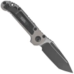 Microtech LUDT Gen III T/E Automatic Knife Natural Clear Aluminum, Black M390MK by Tony Marfione (1136-1NC)