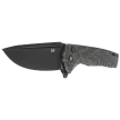 Tekto F3 Charlie Knife Damascus G10, Black HW, Black D2
