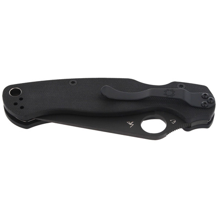 Spyderco Para Military 2 G-10 Black / Black Blade Knife (C81GPBK2)