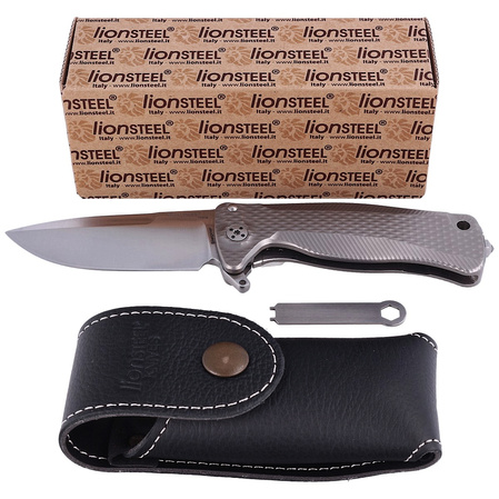 LionSteel SR22 Grey Titanium, Satin Sleipner by Molletta (SR22 G)
