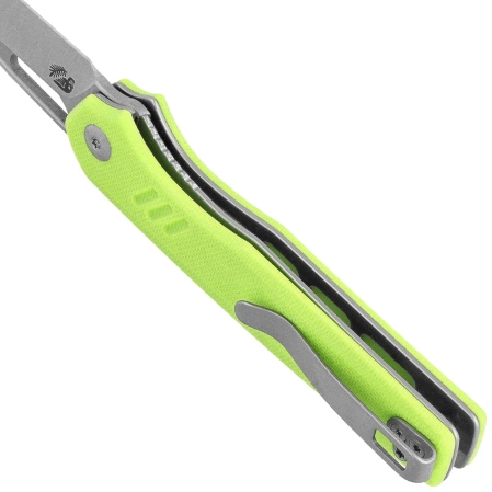 Civivi Guile Knife Fluorescent Green G10, Satin 14C28N by Shawn Ashmore (C24062B-2)