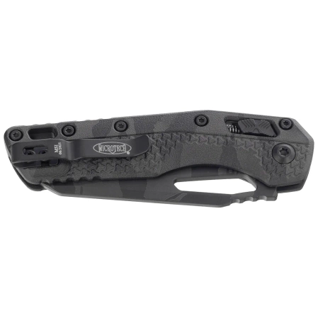 Nóż składany Microtech MSI S/E Ram-Lok Midnight Tiger Camo Tri-Grip Polymer, Midnight Tiger Camo M390MK by Tony Marfione (210T-1PMMTC-X8Z4)