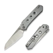 Civivi Knife Vision FG Clear Lexan, Satin/Stonewashed Nitro-V by Snecx Tan (C22036-7)