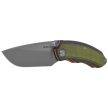 Nóż składany Remette Wild Species GC103 Green G10, Fine Hand Grinding 14C28N
