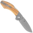 Nóż składany MKM Hero Olive Wood, Satin M390 by Tommaso Rumici (MK HR-OT)