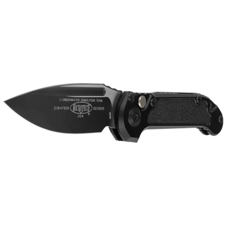 Microtech LUDT Gen III S/E Automatic Knife Black Aluminum, Black M390MK by Tony Marfione (1135-1T)
