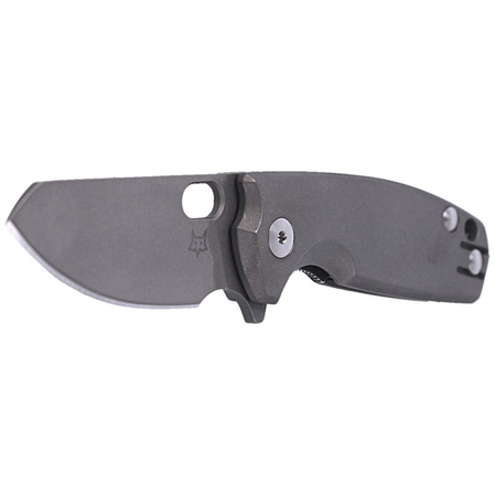 Nóż składany Fox Baby Core Stonewashed Titanium, Stonewashed M390 by Jesper Voxnæs (FX-608 TI)