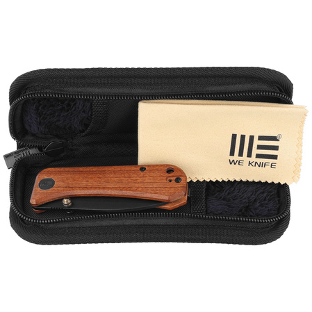 WE Knife Banter Cuibourtia Wood, Black Stonewashed CPM-S35VN by Ben Petersen (2004K)