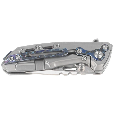 Nóż składany Reate T1000-V2 Gray Titanium/Zircuti, Satin M390 by Alvin Lee