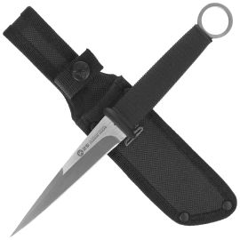 Nóż K25 RK-32693 Boot Knife Rubber Black, Titanium/Brushed 3Cr13Mov