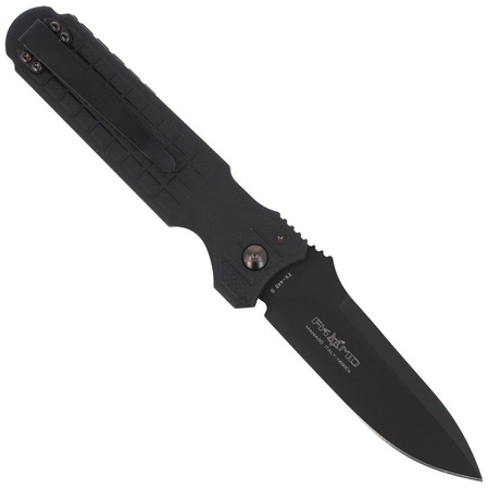 Fox Predator II 2F Full Auto Knife Black FRN, Black Idroglider N690Co (FX-448 B)