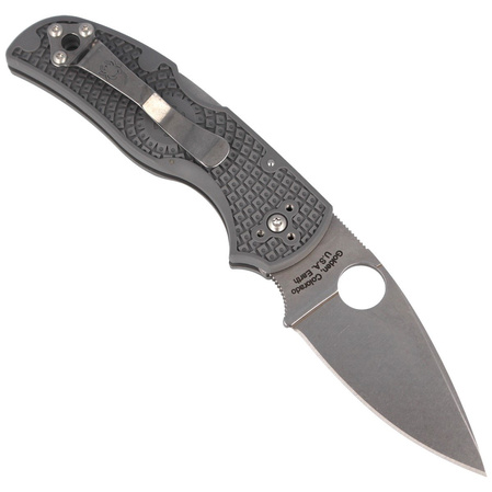Spyderco Native 5 FRN Grey Maxamet PlainEdge Knife (C41PGY5)