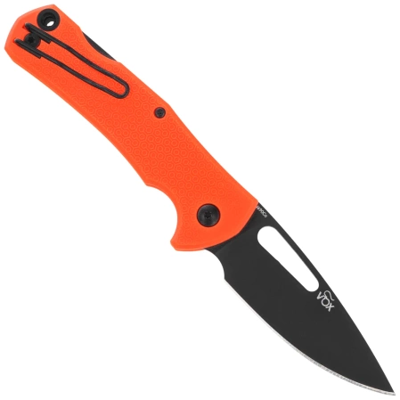 MKM Lov Knife Orange FRN, Black Top Shield N690 by Jesper Voxnæs (MK LV-POR)