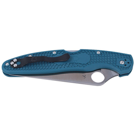 Spyderco Police 4 Lightweight FRN Blue K390 Plain (C07FP4K390)