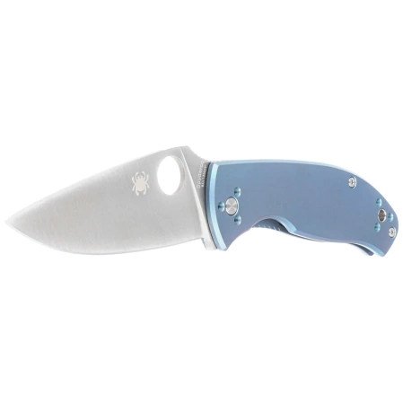 Nóż składany Spyderco Tenacious R.I.L. Blue Titanium, Satin 8Cr13MoV by Eric Glesser (C122TIBLP)