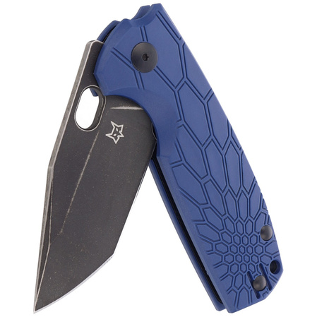 Nóż składany FOX Core Tanto Blue FRN, Black Top Shield N690Co by Jesper Voxnæs (FX-612 BLB)