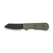 Civivi Crabby Knife OD Green G10, Black Stonewashed 14C28N by Ken Onion Jr. (C24055-1)
