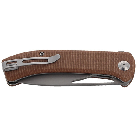 CIVIVI Riffle Brown Micarta, Stonewashed (C2024A)