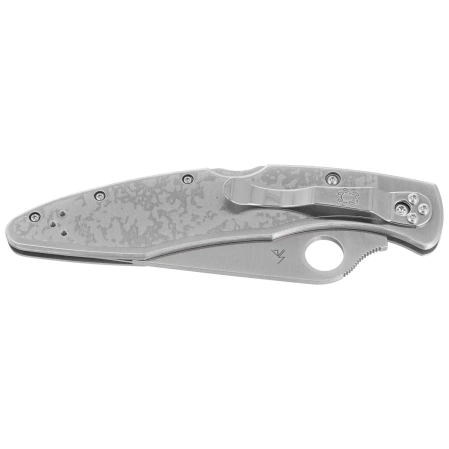 Nóż składany składany Spyderco Police Model Stainless Plain (C07P)