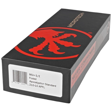 Microtech MSI S/E Fluted Black Aluminium, Apocalyptic M390MK by Tony Marfione (210-10APFL)