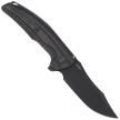 Reate Jack Jr. Knife Black Aluminium, Black DLC S30V (Jack Jr. BKAL DLC BKAL)
