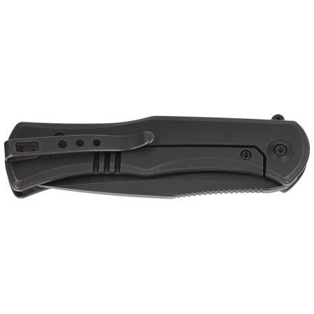 WE Knife Primoris Marble Carbon Fiber / Black Ti, Black Stonewashed (20047B-1)