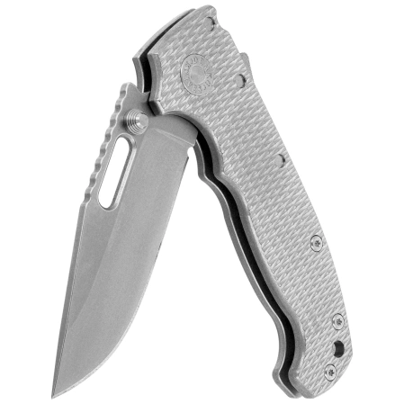 Demko MG AD20S Clip Point Knife Milled Titanium, Stonewashed CPM MagnaCut by Andrew Demko (MGAD20S-MAG-MI-TI-CP)