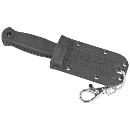 Demko Armiger 2 Clip Point Knife Black TPR, Satin 4034SS by Andrew Demko (ARM2-4034SS-CP)