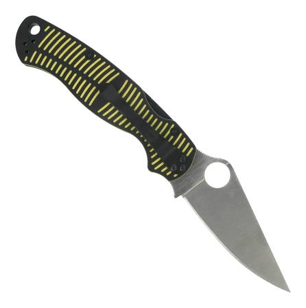 Nóż składany Spyderco Para Military 2 Salt Yellow/Black G10, Satin MagnaCut by Sal, Eric Glesser (C81GBKYLMCP2)